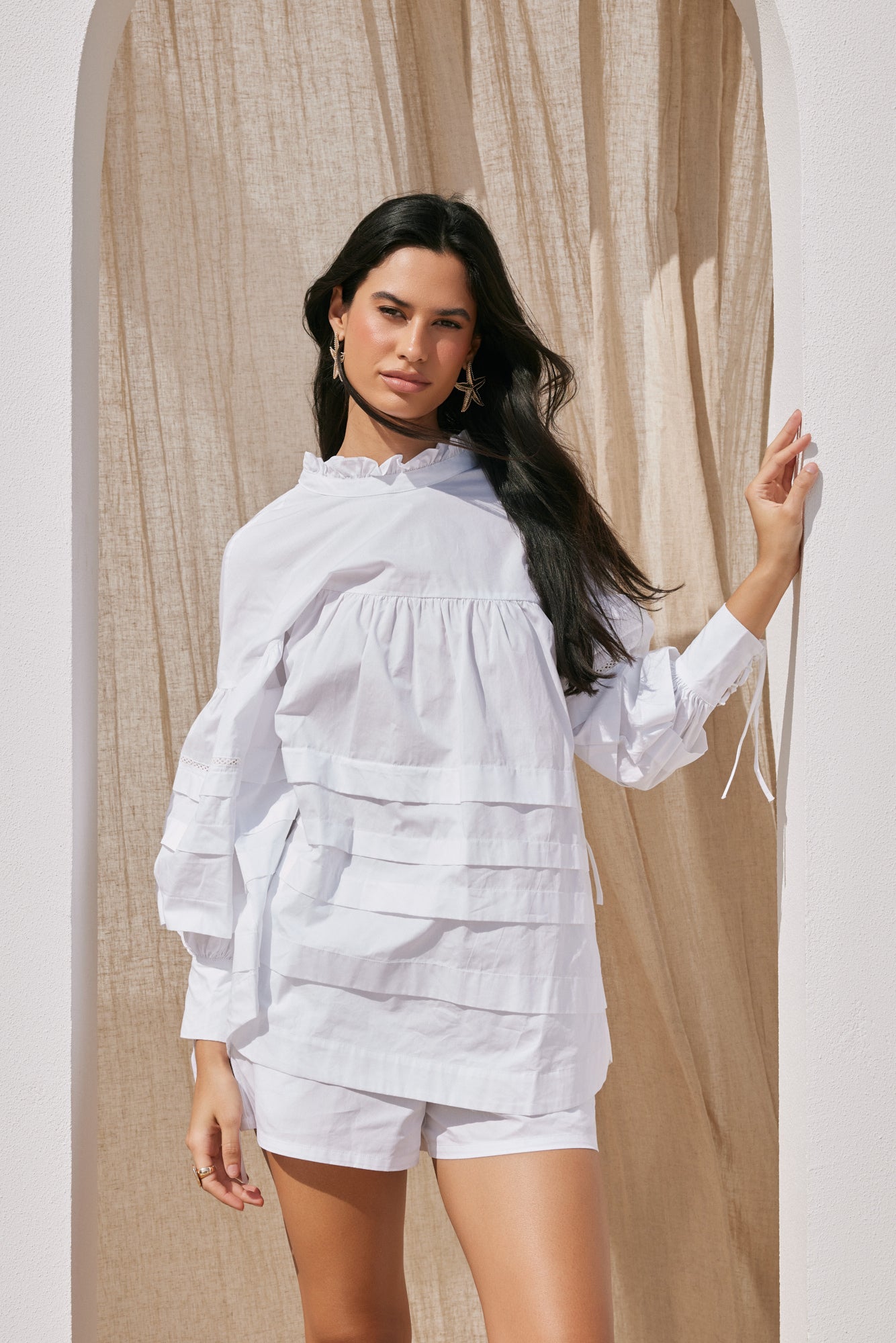 Lorna Dress White