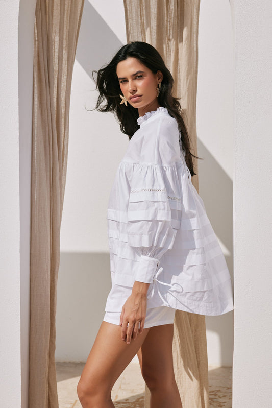 Lorna Dress White