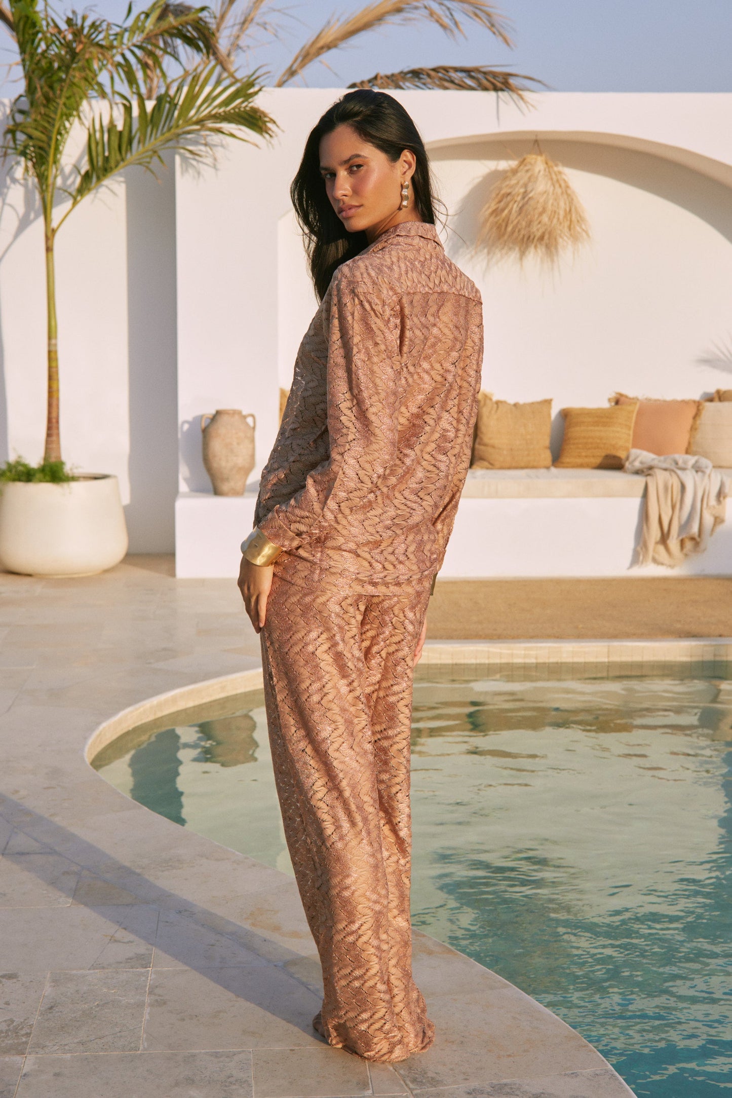 Arena Metallic Bronze Beach Pants