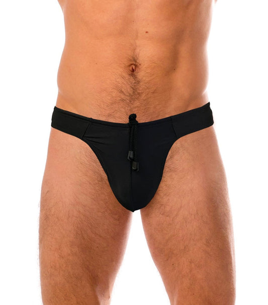 St Tropez Swim Thong Black